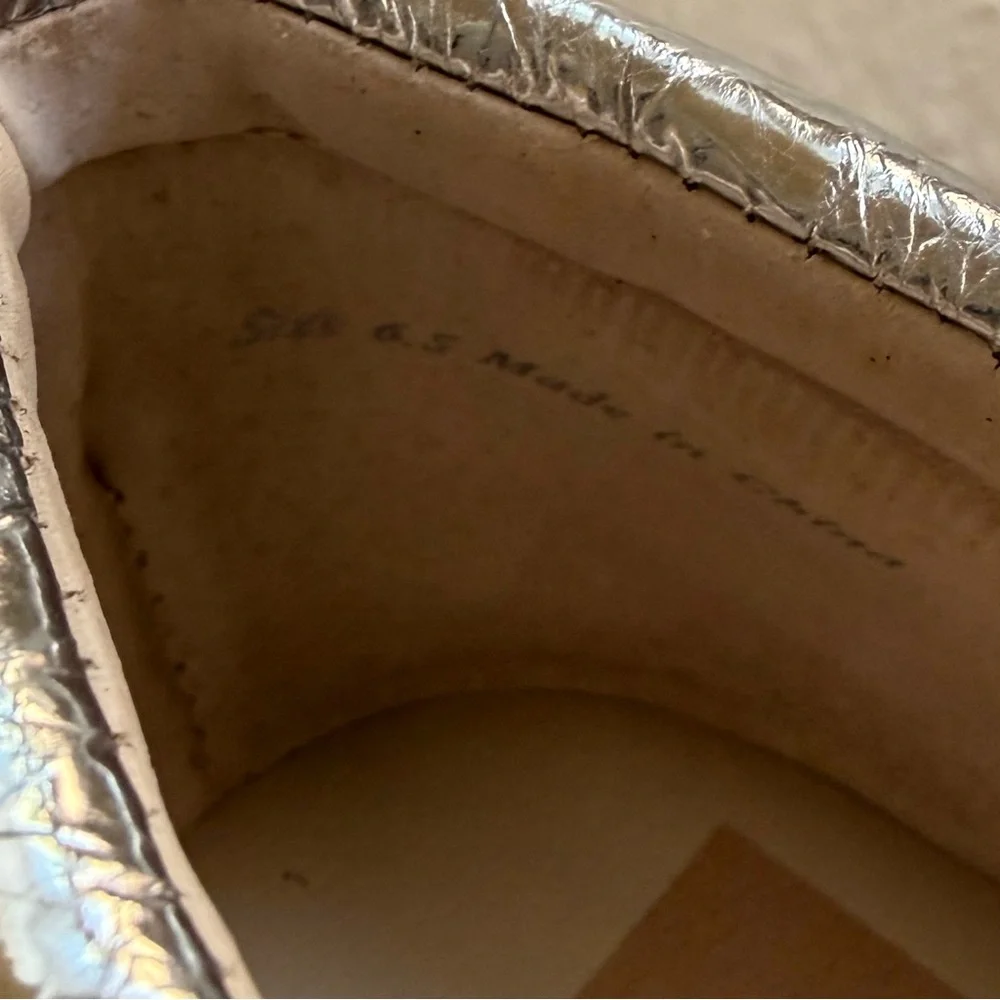 NEW Dolce Vita Reyes Ballet Flats in Silver - Picture 6 of 8